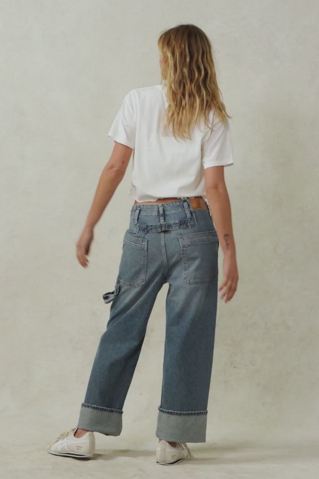 We The Free Major Leagues Mid-Rise Cuffed Jeans | Free People