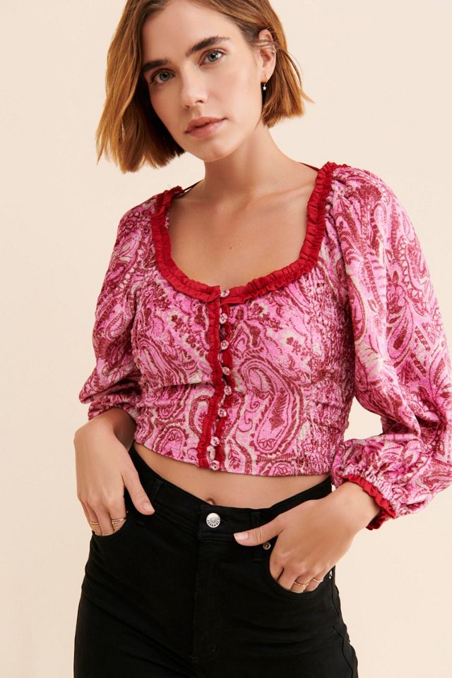 Dare Me Velvet Blouse