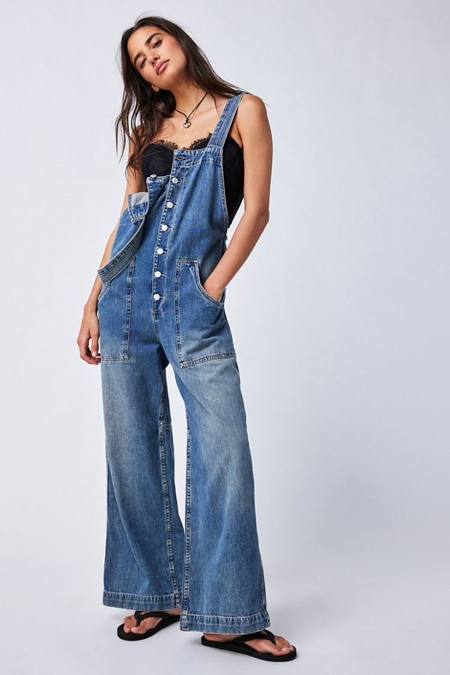 Wide 2024 legged overalls