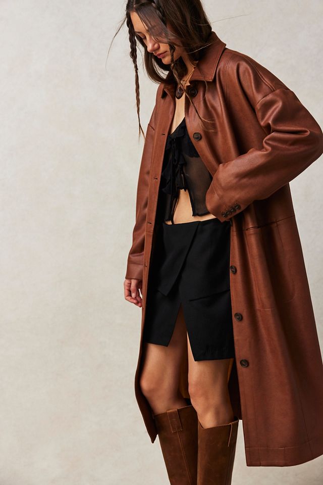Duster en daim végétal Carmen #1