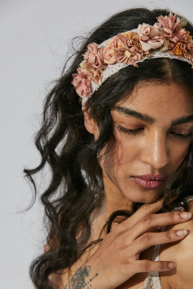 Free people boho floral head wrap Maelu Designs Headscarf | Free People main image 2