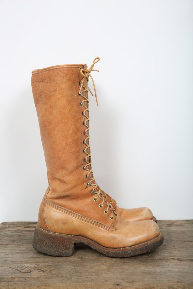 Free People Vintage '70s Frye Tall Boots in Brown