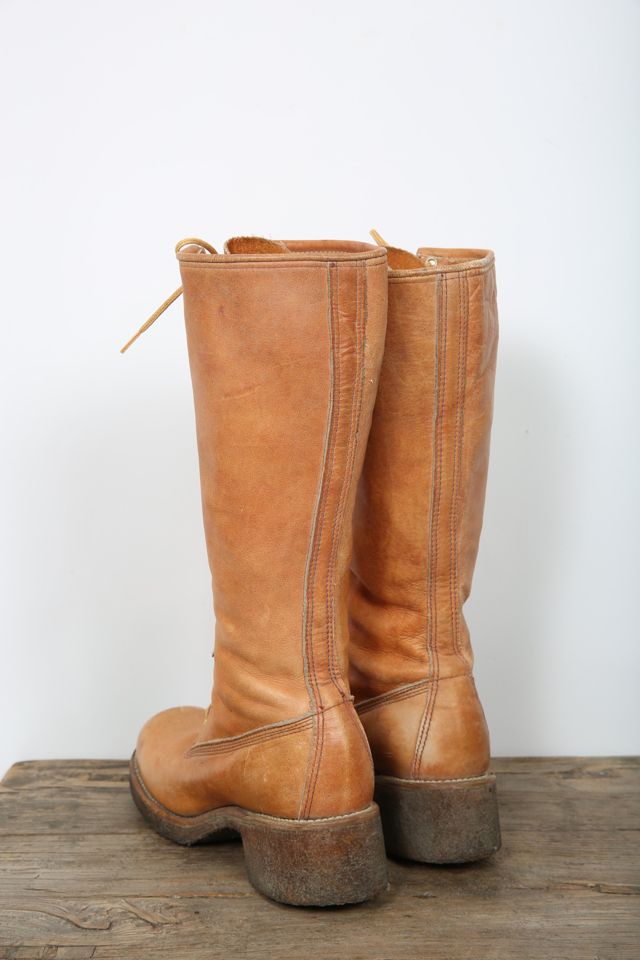 Free People Vintage '70s Frye Tall Boots in Brown