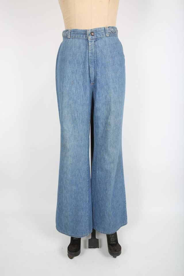 Levi's orange cheap tab bell bottoms