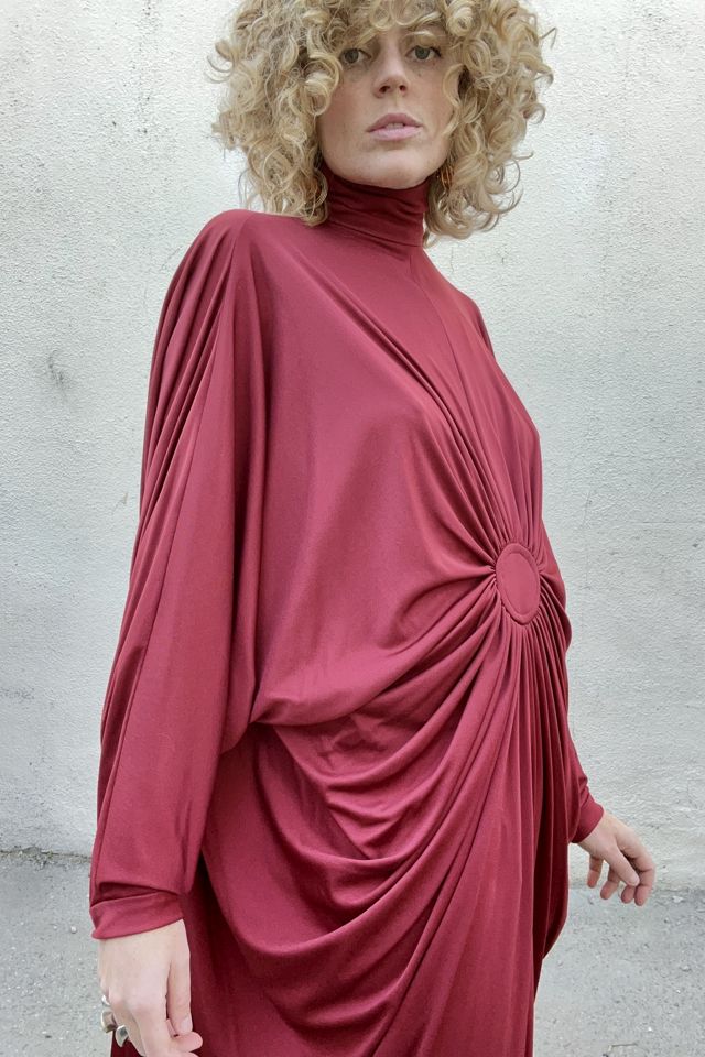 Vintage Yuki Rembrandt Burgundy Gown Selected by The Curatorial Dept. #1