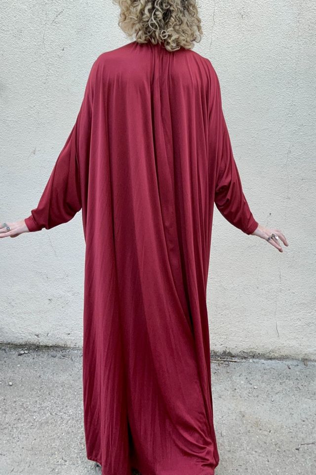 Vintage Yuki Rembrandt Burgundy Gown Selected by The Curatorial Dept. #2
