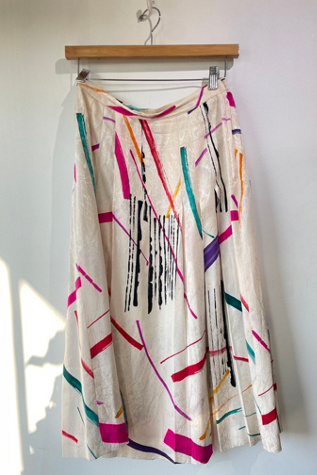 Vintage Anne Crimmins Pleated Skirt Selected by The Curatorial Dept.