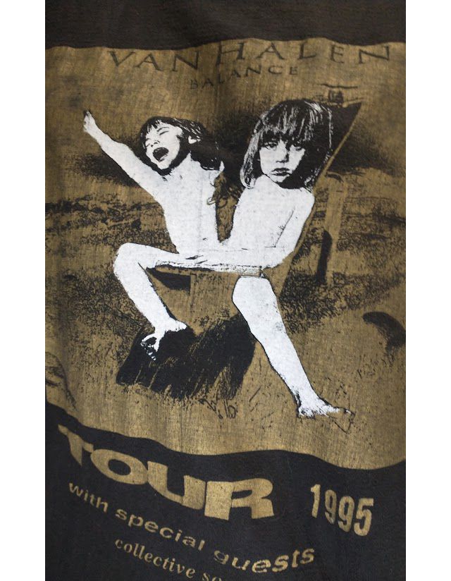 Vintage 1995 Van Halen Balance Tour Tee Selected by Garbage Soup 