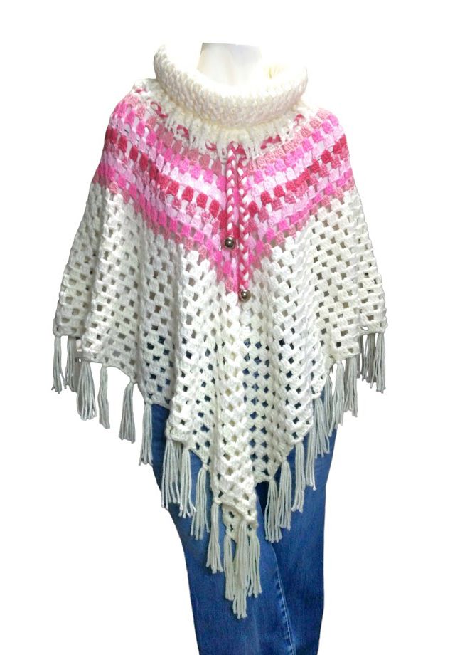 FREE PEOPLE FRINGE CROCHET hotsell PONCHO