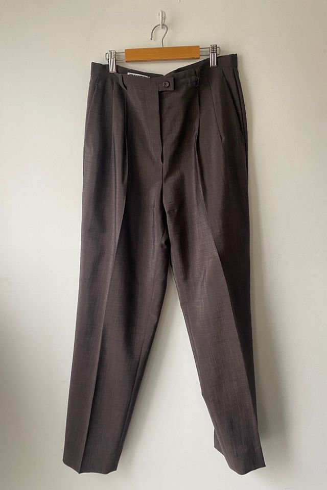 Jil Sander Brown Two Piece Pants Suit Selected by The Curatorial Dept.