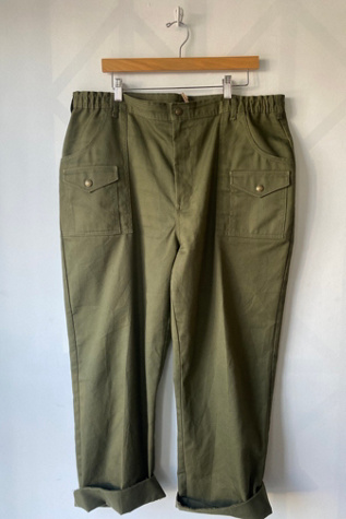 Vintage Olive Green Boy Scouts Pants Selected by The Curatorial Dept ...