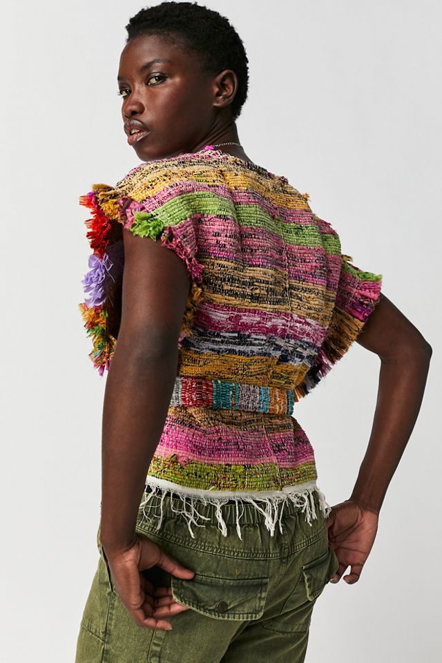 Sissel Edelbo Judy Mini Fringe Vest | Free People