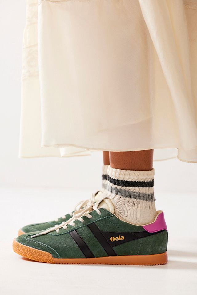 Buy Gola womens Elan sneakers in Evergreen/Black online at gola