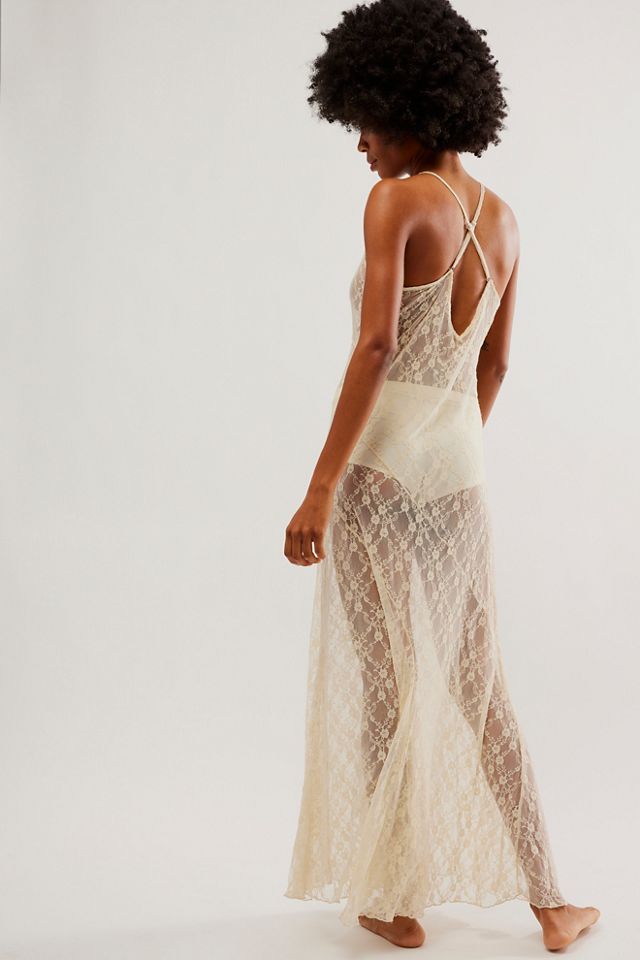 A Little Lace Maxi Slip #1