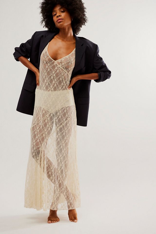 A Little Lace Maxi Slip #3