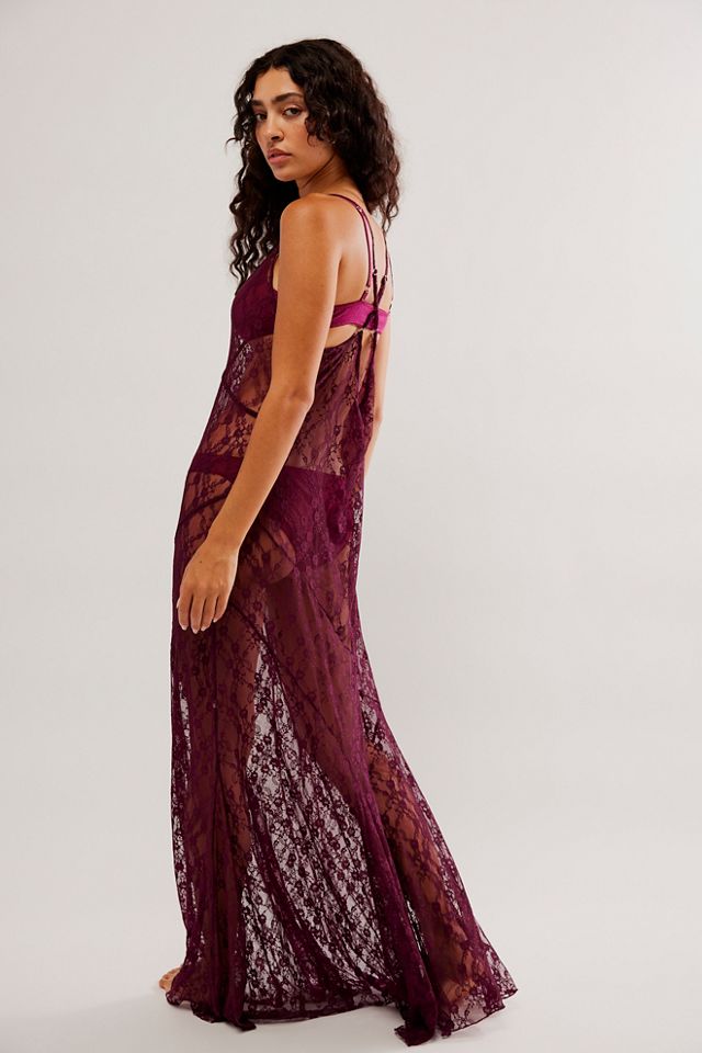 Free people shop lace maxi dress