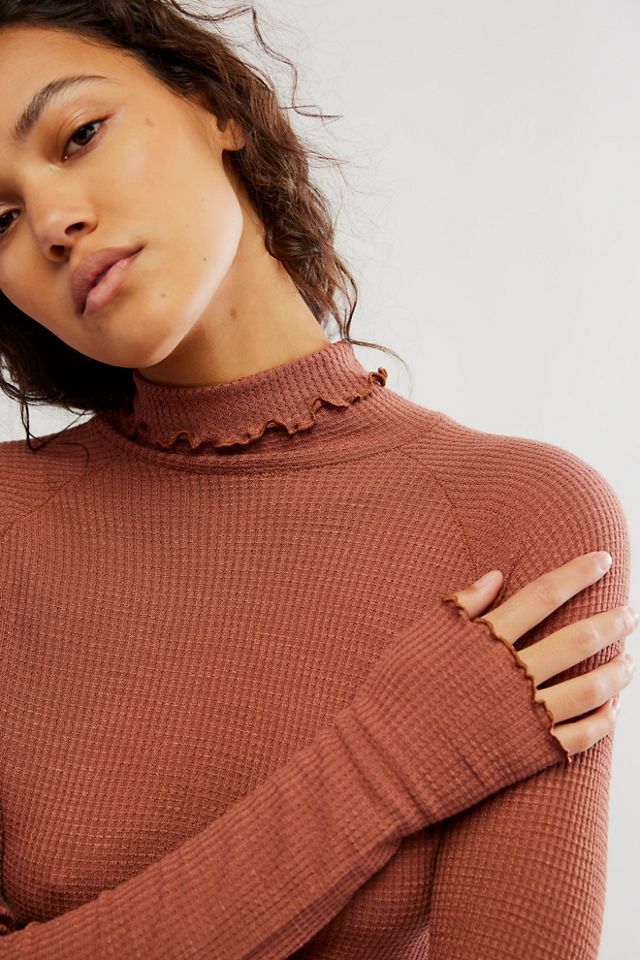 Free people outlet thermal turtleneck