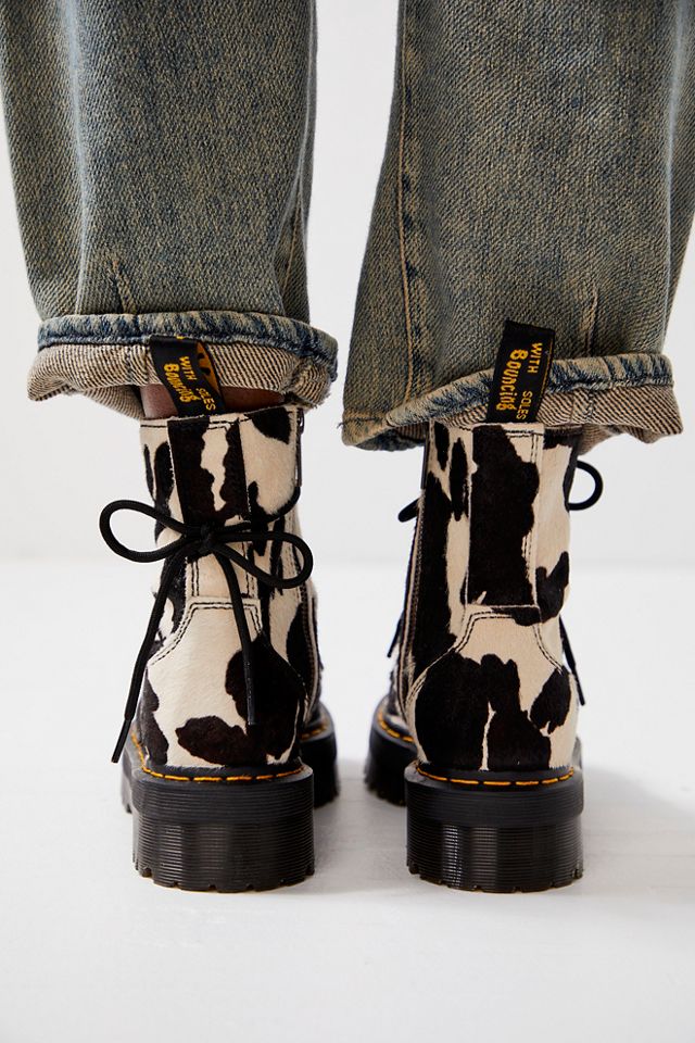 Cow print hotsell doc martens