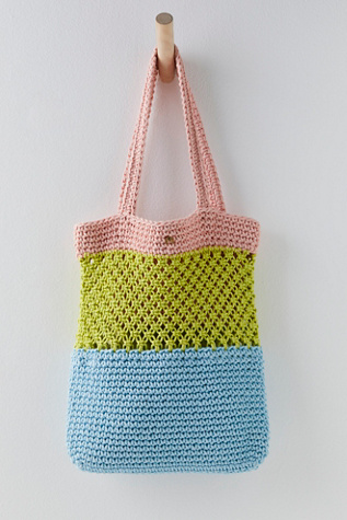 Rainbow Crochet Tote | Free People