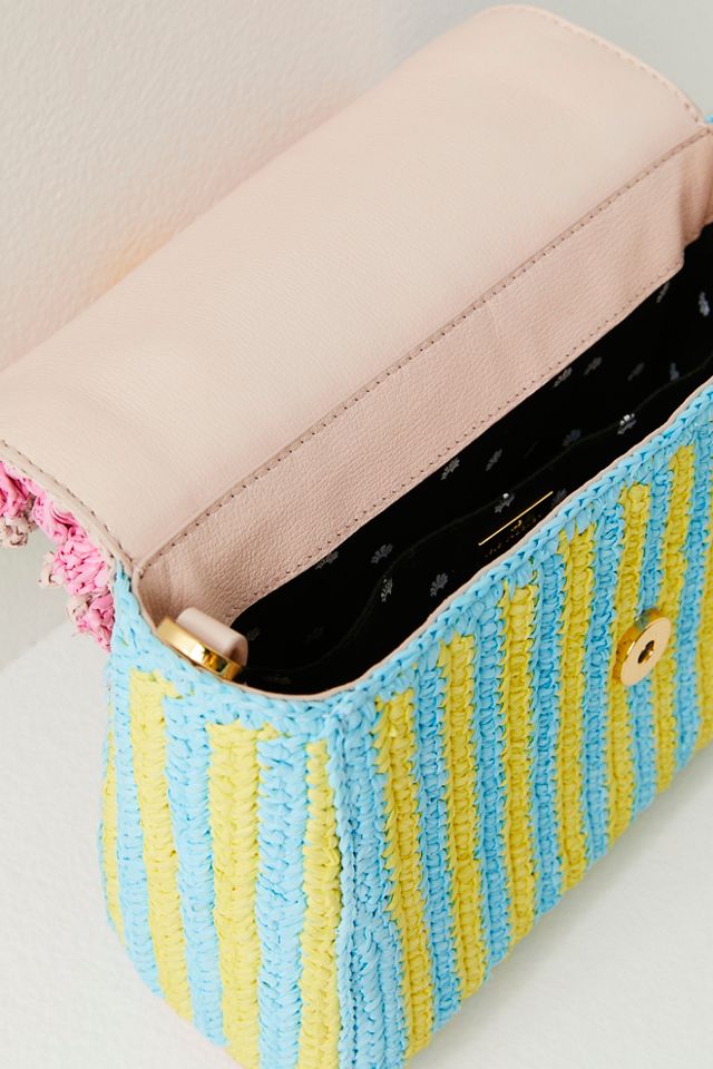 Raffia Ruffle Tabitha Bag #3