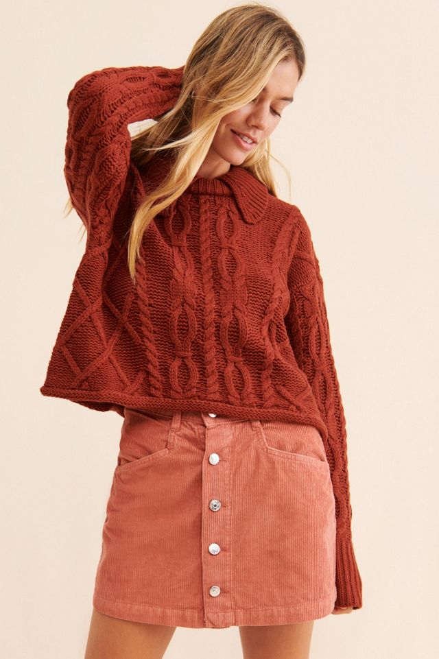 Ray Corduroy Mini Skirt