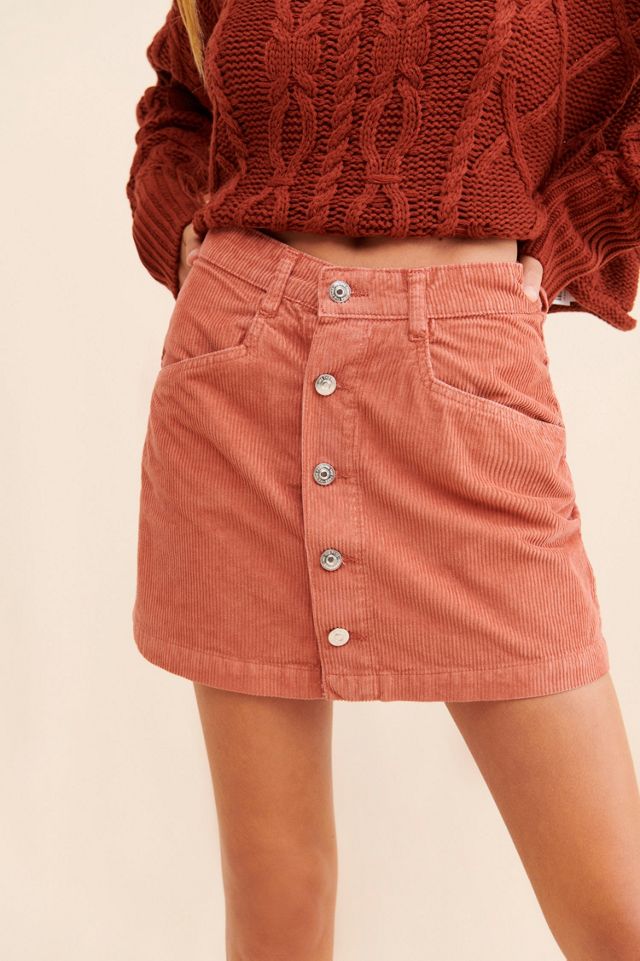 Ray Corduroy Mini Skirt