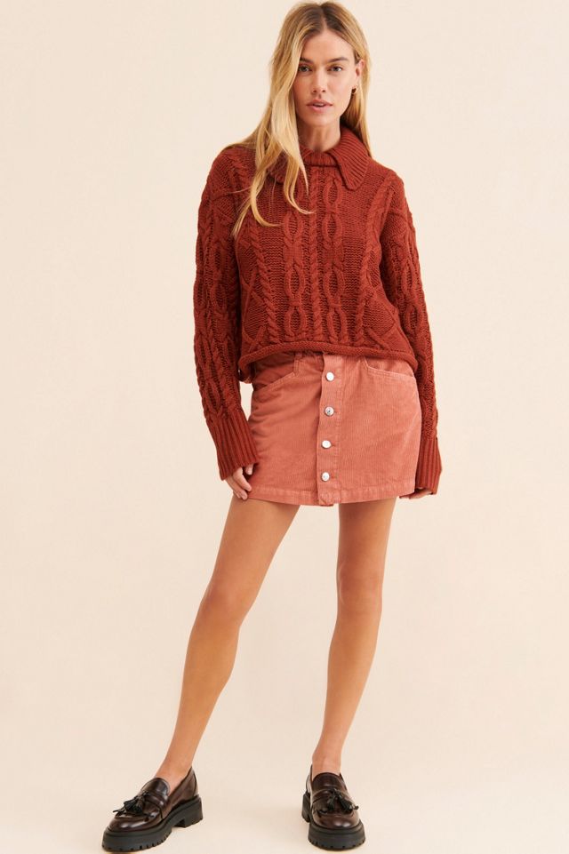 Ray Corduroy Mini Skirt