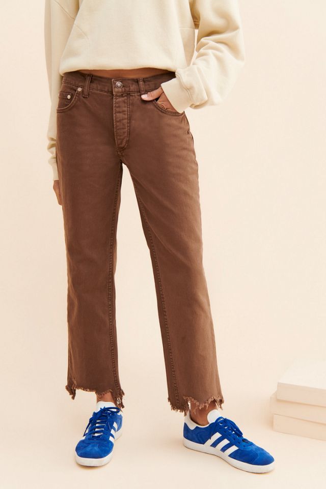 Maggie Mid-Rise Straight-Leg Jeans