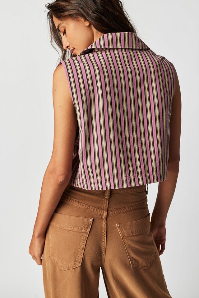 Cropped Bonnie Vest #1