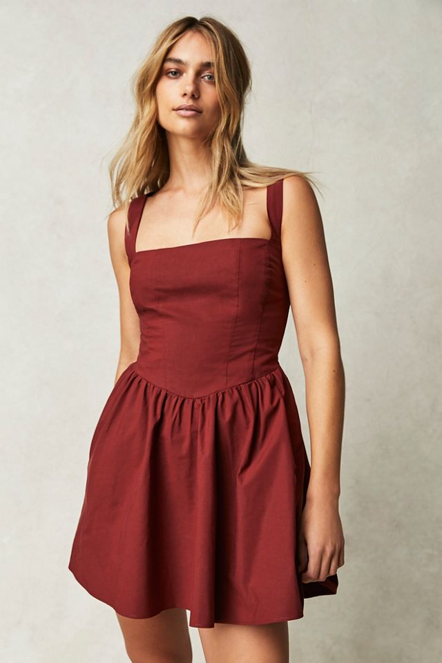 East Side Lace-Up Mini Dress #1