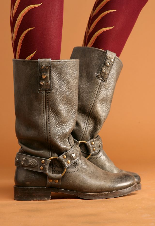 Veronica Studded Harness Boot #1
