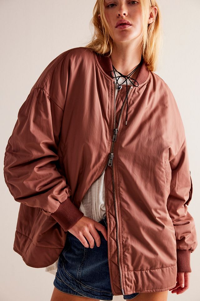 Oversized Bomber Jacket