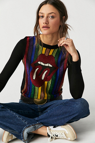 She s A Rainbow Sweater Free People