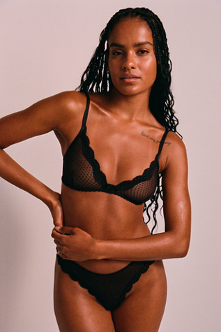 Midweek Bralette by Intimately at Free People in Black, Size: M