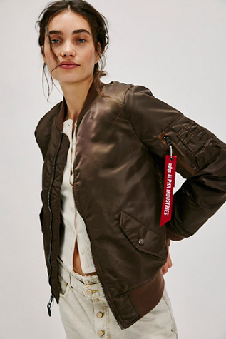 Alpha industries leather jacket fashion