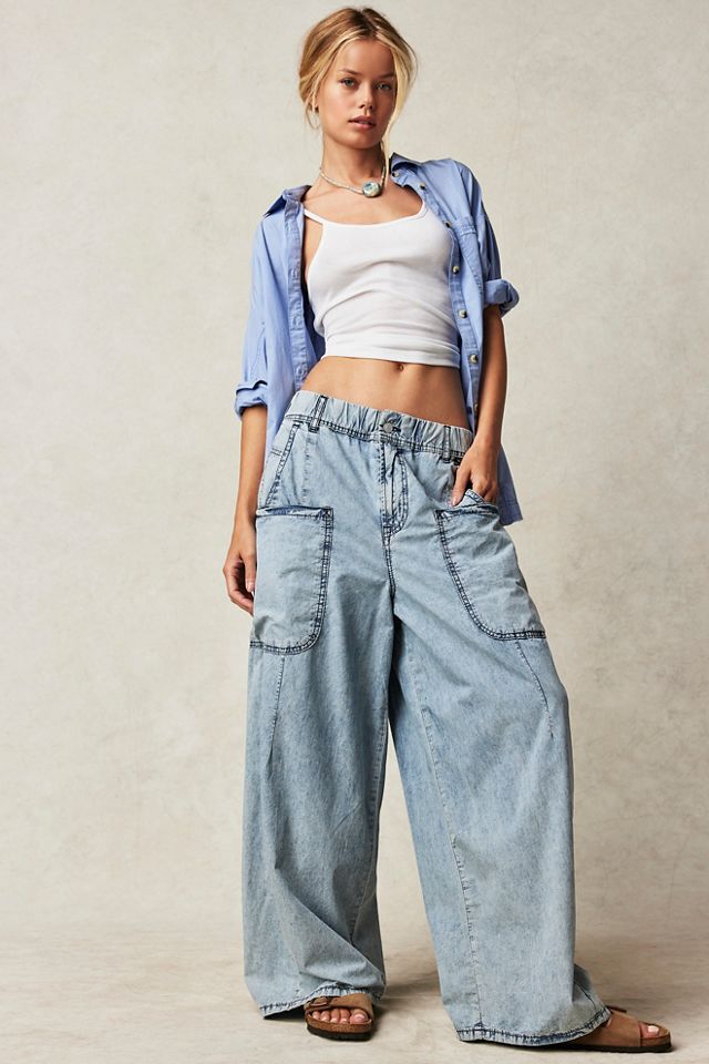 We The Free Shibuya Pull-On Wide-Leg Jeans #2