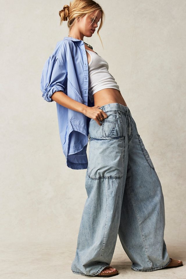 Free people wide outlet leg jean