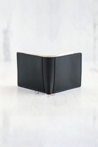 Женский кошелёк Giving Bracelets Leather Bifold Wallet, цвет: Чёрный — фото 3