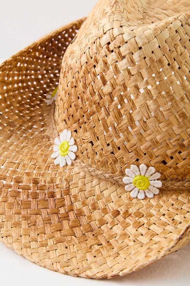 Daisy Dunes Straw Cowboy Hat #1