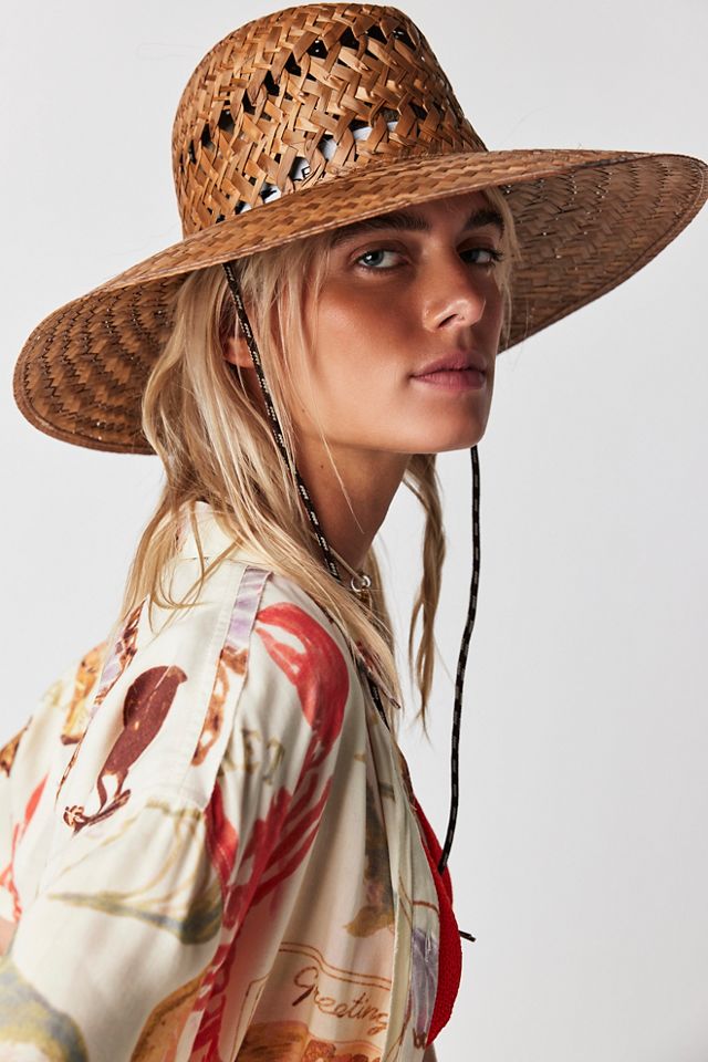 NEW Free People Lifeguard Straw Wide Brim Hat One Size Freya Seas The Day Lifeguard Hat | Free People main image 2