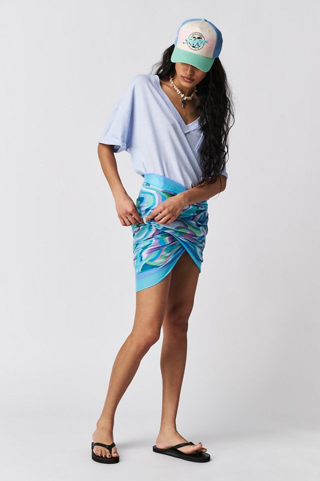 Abstract Flow Print Sarong #1