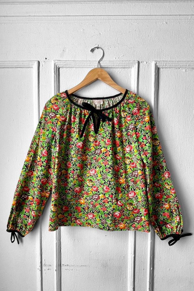 70s store peasant top