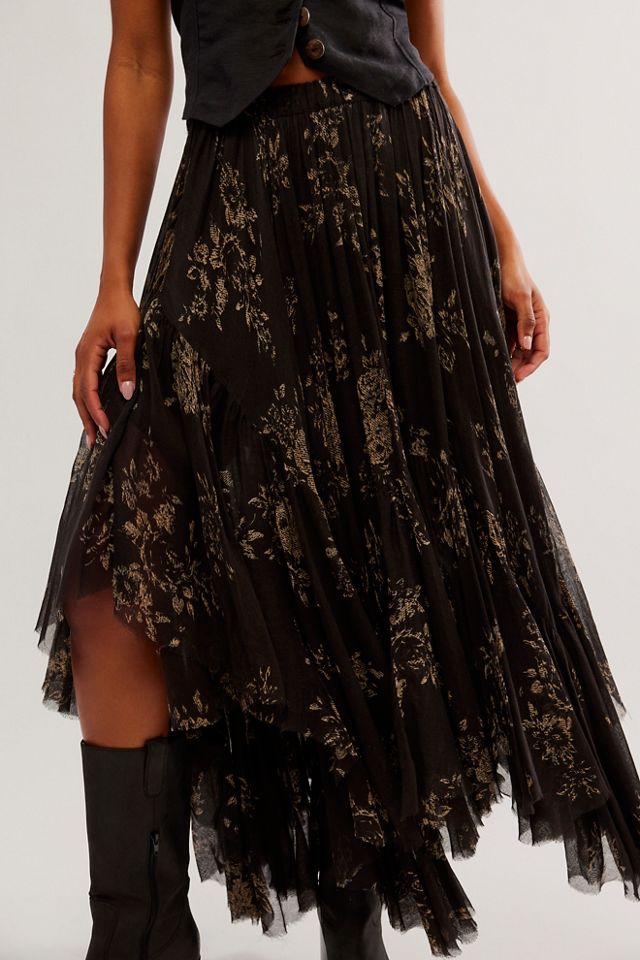 Freed Green Clover Wrap Skirt