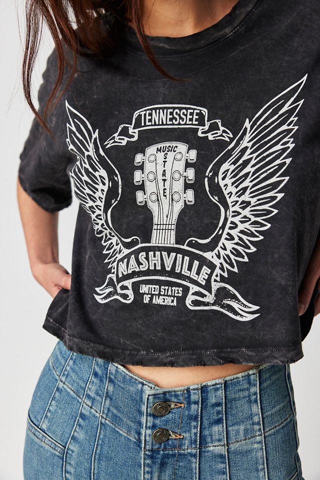 Nashville Crop Tee #2