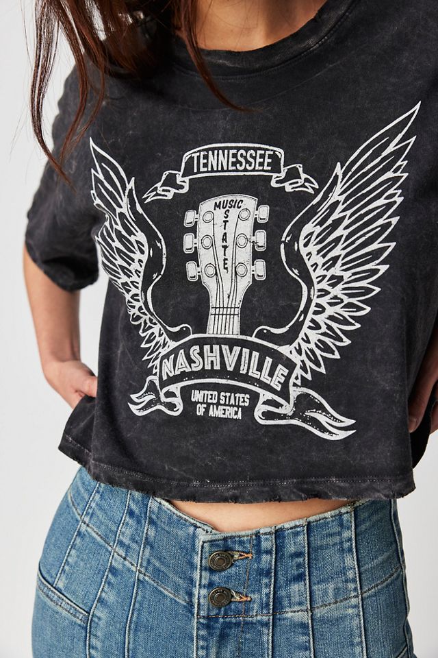 Nashville Crop Tee