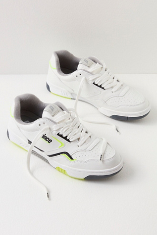 Prince Fst 838 Sneakers In White Lime