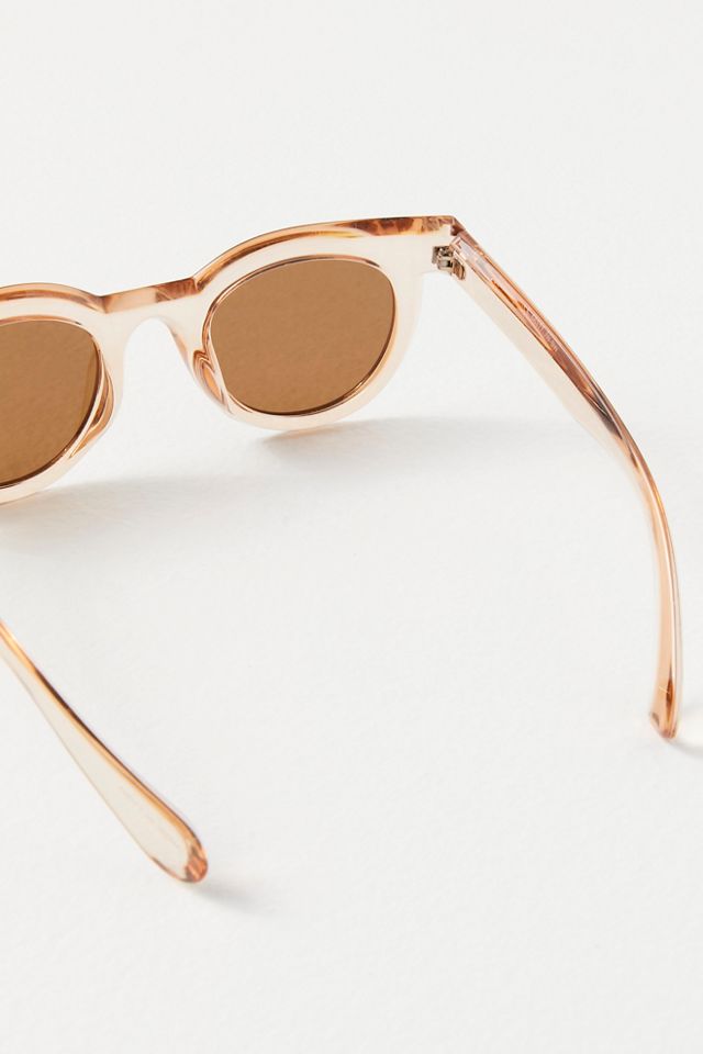 Midnight Oversized Round Sunglasses #1