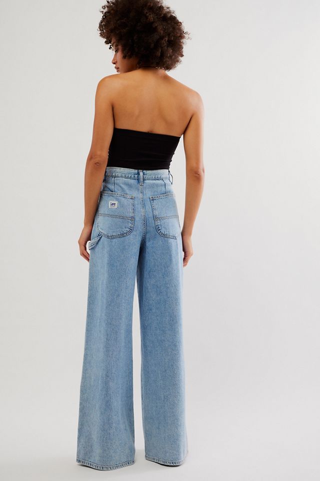 Lee Womens High Rise Wide Leg Slouch Jean : : Clothing, Shoes &  Accessories