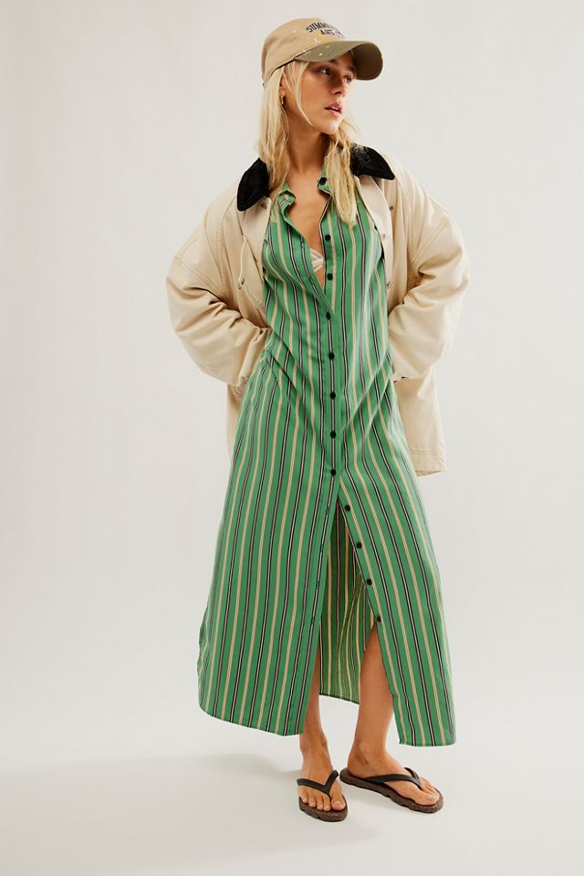 Closed Maxi Shirt Dress #2