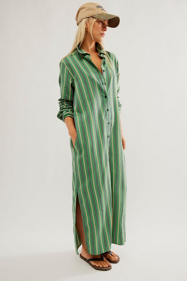 Closed Maxi Shirt Dress #3